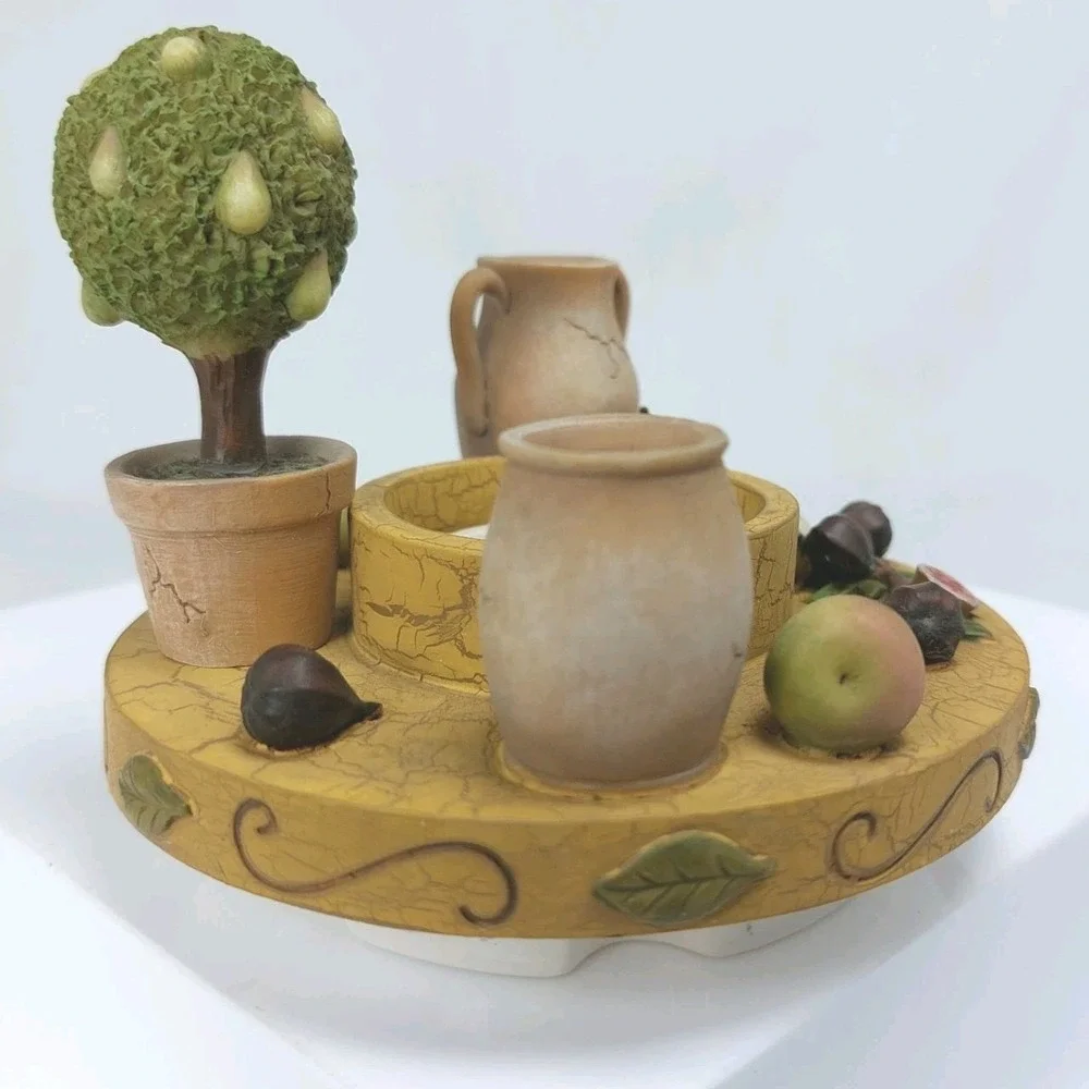 Our America By Yankee Candle Capper Topper Vessels And Figs 3 7/8